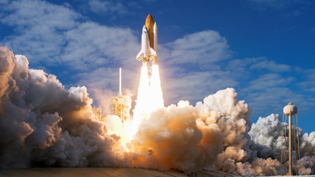 Space Shuttle Atlantis, Cape Canaveral, Florida - desktop wallpaper