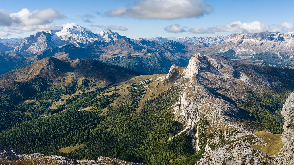 Unesco Site, Mount Marmolada, Italy - desktop wallpaper