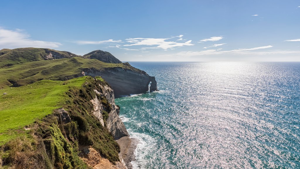 Cape Farewell Headland, New Zealand - desktop wallpaper