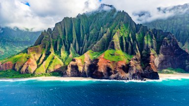 Kalalau Beach, Na Pali Coast, Kauai, HI - desktop wallpaper