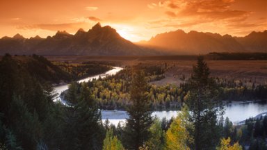 Snake River, Grand Teton N.P., Wyoming - desktop wallpaper