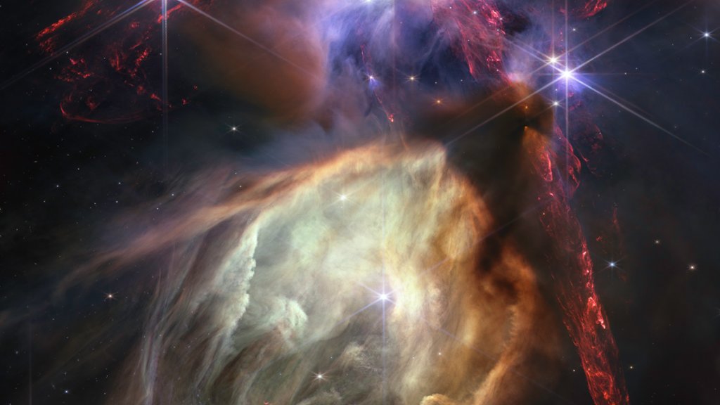 James Webb Telescope, Rho Ophiuchi Cloud Complex - desktop wallpaper