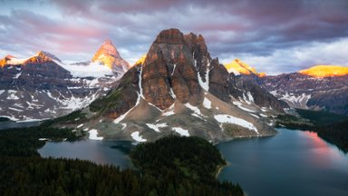 Mt Assiniboine, British Columbia, Canada - desktop wallpaper