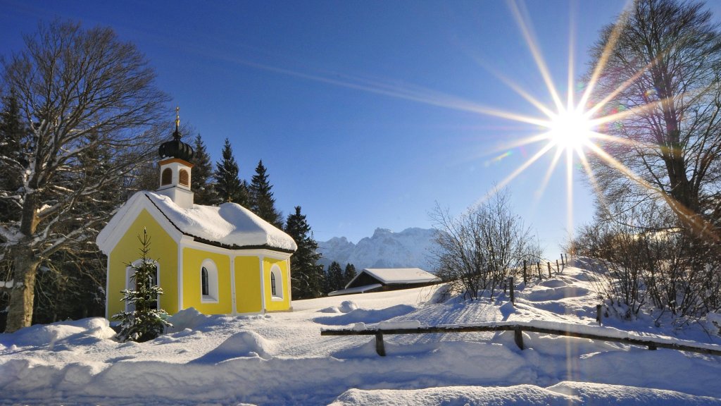 Maria Chapel, Werdenfelser Land, Bavaria, Germany. - desktop wallpaper