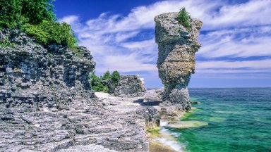 Flowerpot Island, Fathom Five National Marine Park, Canada - desktop wallpaper