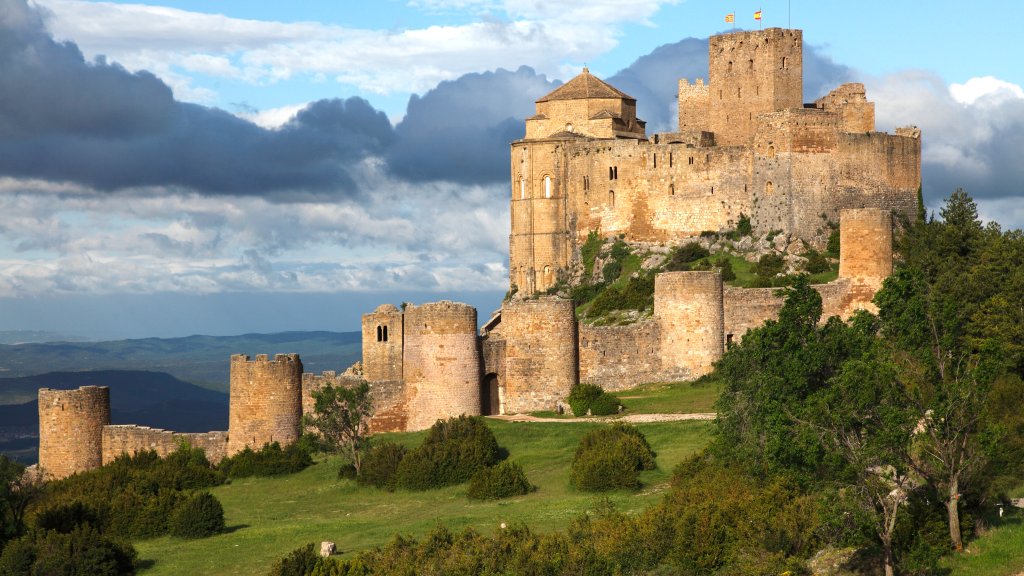 Loarre Castle, Aragon, Spain - desktop wallpaper