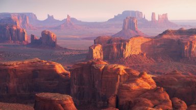 Hunts Mesa, Monument Valley, Arizona - desktop wallpaper