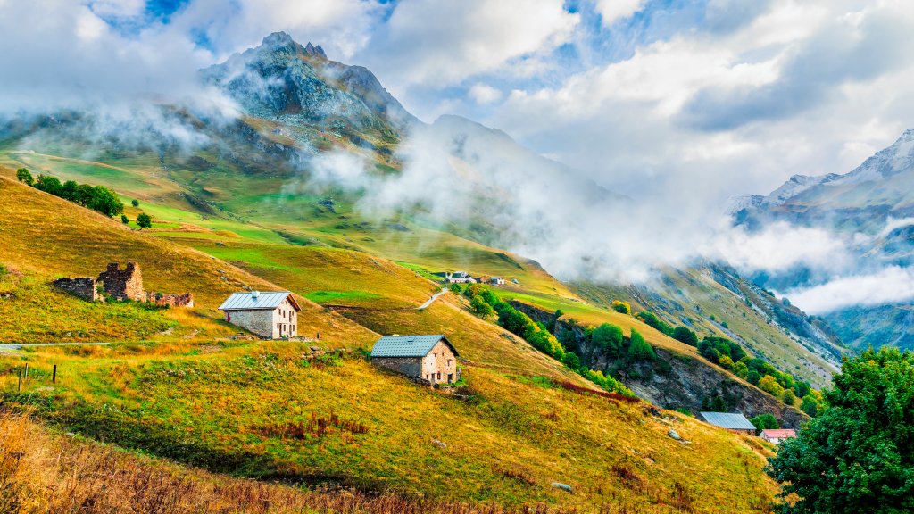 Savoie Alps, France - desktop wallpaper