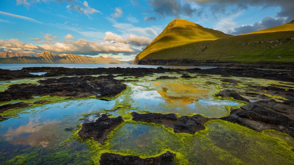 Tidal Pools, Faroe Islands - desktop wallpaper