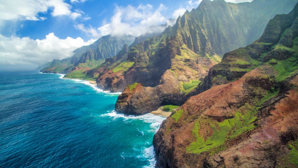 Na Pali Coast, Kauai - desktop wallpaper