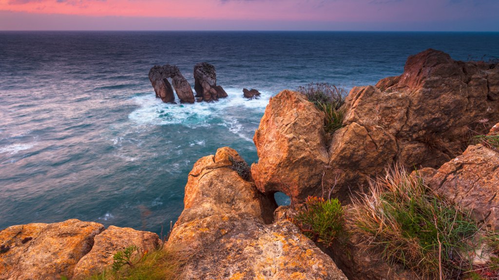 Cantabria Coastline, Spain - desktop wallpaper