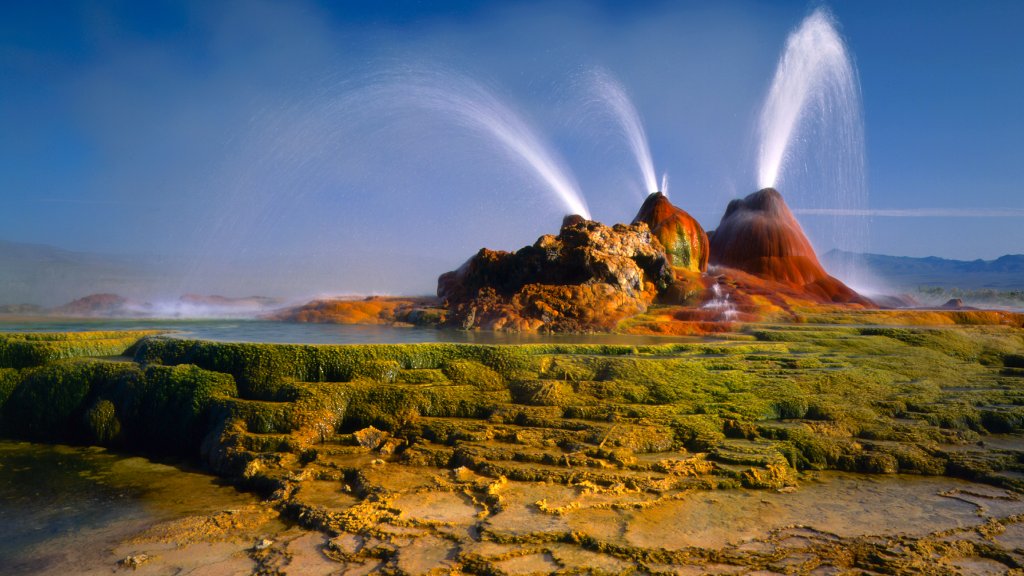 Fly Ranch Geyser, Washoe County, Nevada - desktop wallpaper