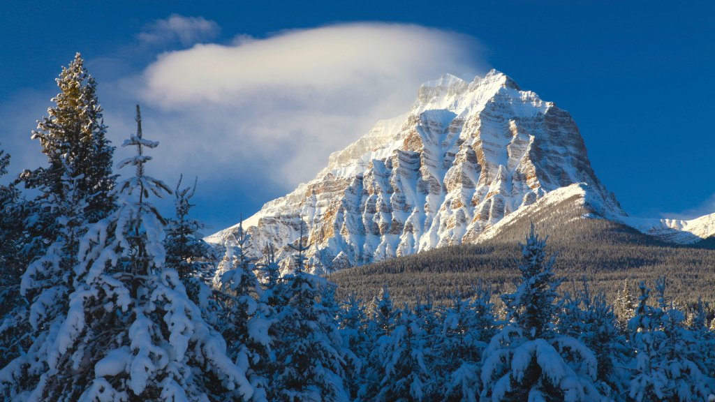Mt Temple, Banff National Park, Canada - desktop wallpaper