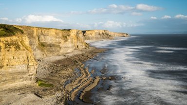 The Cliffs at Dunraven Bay, South Wales, UK - desktop wallpaper