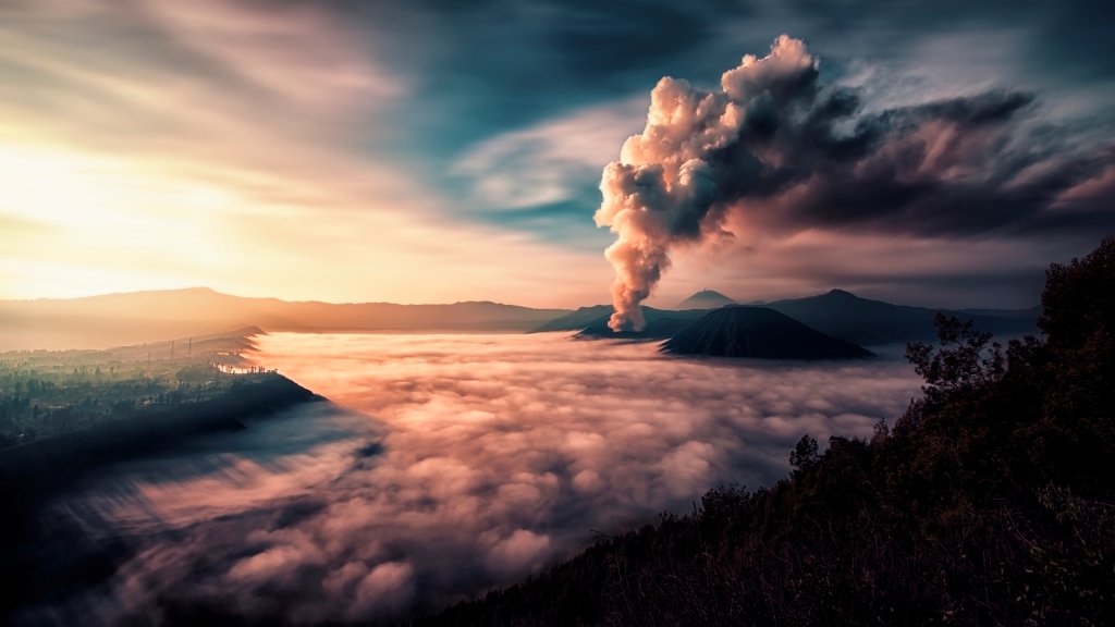 Bromo National Park, Indonesia - desktop wallpaper