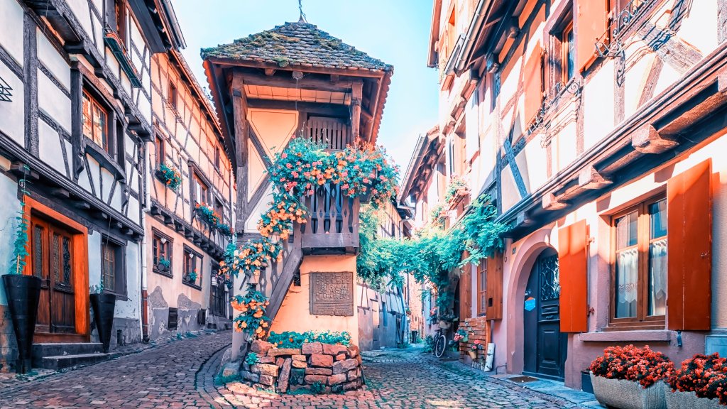 Eguisheim, France - desktop wallpaper
