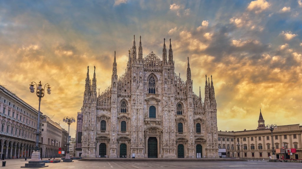 Milano Duomo Cathedral, Milan, Italy - desktop wallpaper