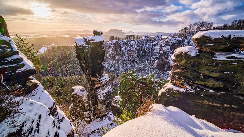 Saxon Switzerland National Park, Germany - desktop wallpaper