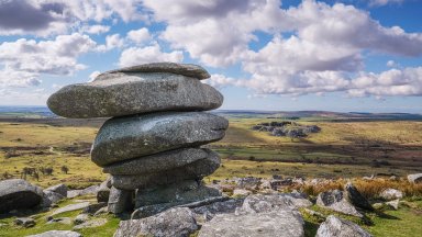Cheesewring, Stowes Hill on Bodmin Moor, Cornwall, UK - desktop wallpaper