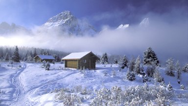 Assiniboine Lodge, Alberta, Canada - desktop wallpaper