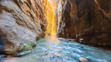 The Narrows, Zion National Park, Utah - desktop wallpaper
