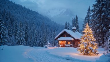 Chalet, Achensee, Austria - desktop wallpaper