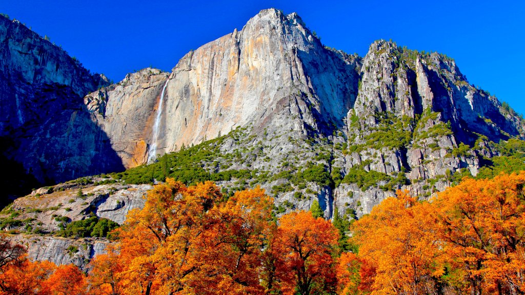 Upper Yosemite Fall, Yosemite National Park, CA - desktop wallpaper