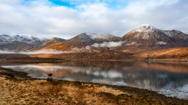 Loch Ainort, Cuillin Hills, Isle of Skye, Scotland - desktop wallpaper