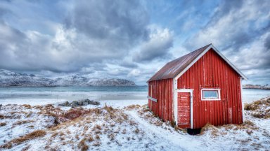 Skagsanden Beach, Lofoten Islands, Norway - desktop wallpaper