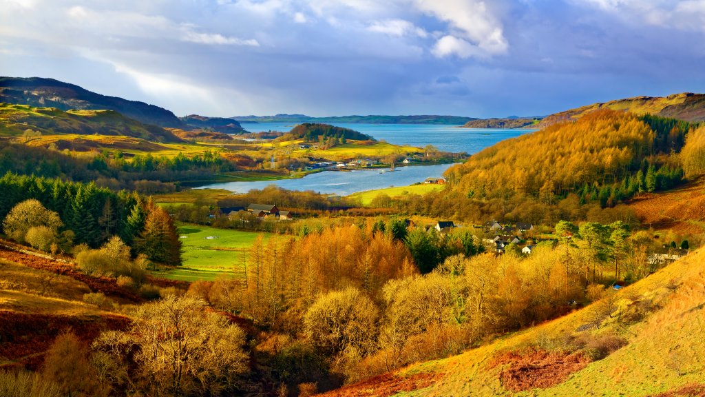 Loch Melfort, Scottish Highlands, Scotland - desktop wallpaper