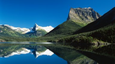 St. Mary Lake, Glacier NP, Montana - desktop wallpaper