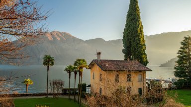 Villa, Lake Como, Italy - desktop wallpaper