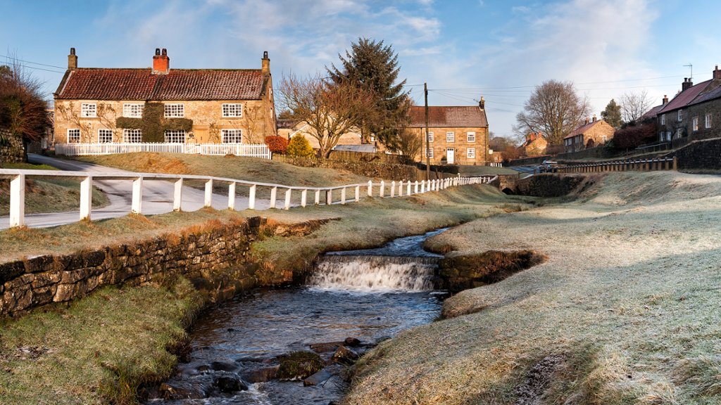 Hutton-le-Hole, North York Moors National Park, UK - desktop wallpaper