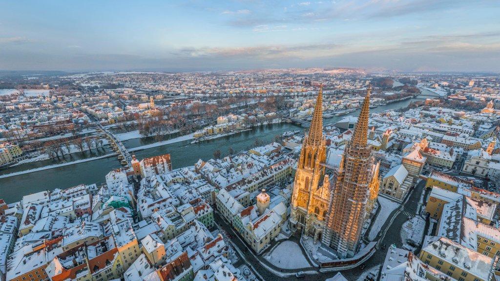 UNESCO Site, Regensburg, Germany - desktop wallpaper