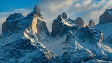 Cordillera del Paine, Torres Del Paine National Park, Chile - desktop wallpaper