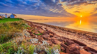Panmure Island Lighthouse, Panmure Island, Canada - desktop wallpaper