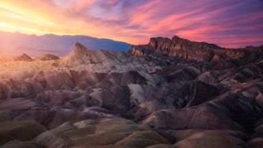 Zabriskie Point, Death Valley National Park, CA - desktop wallpaper