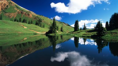 Alpine Lake, Gunnison National Forest, CO - desktop wallpaper