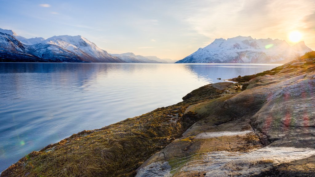 Salangen Fjord, Norway - desktop wallpaper