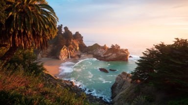 McWay Beach, Big Sur, CA - desktop wallpaper