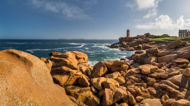 Phare de Men Ruz, Brittany, France - desktop wallpaper