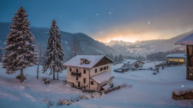 Traditional Houses of Santa Fosca, Italy - desktop wallpaper