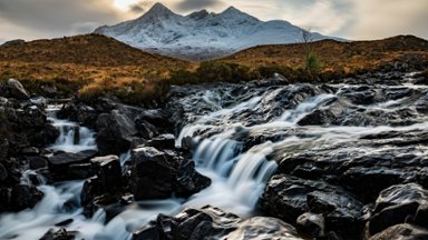 Sligachan Waterfalls, Isle of Skye, UK - desktop wallpaper