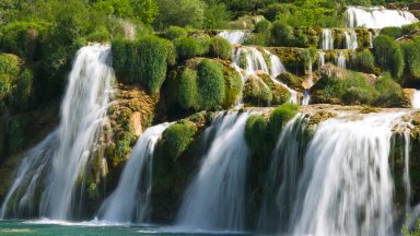 Skradinski Buk Waterfall, Krka National Park, Croatia - desktop wallpaper