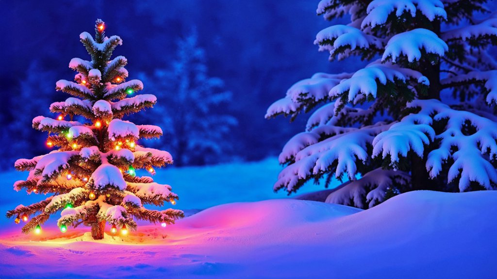 Decorated Tree, Buchau, Germany. - desktop wallpaper