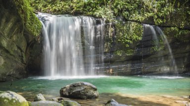 Wanggu Waterfall, New Taipei City, Taiwan - desktop wallpaper
