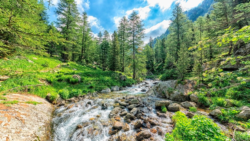 Mercantour National Park, France - desktop wallpaper