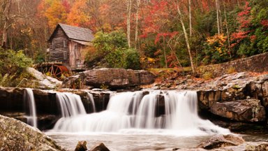 Glade Creek Grist Mill, Babcock S.P., West Virginia - desktop wallpaper