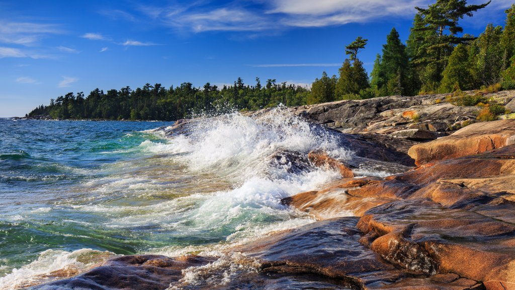 Catherine Cove, Lake Superior, Ontario, Canada - desktop wallpaper