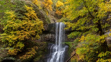 Lower South Falls, Silver Falls State Park, OR - desktop wallpaper